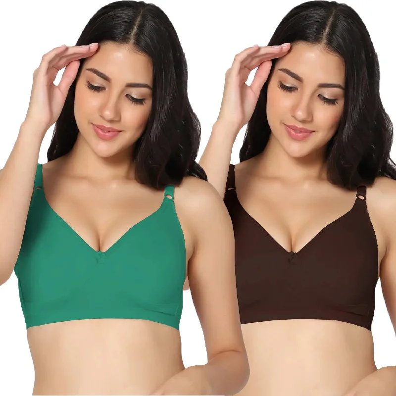 Full Coverage Non-Padded Bra (Pack of 2)