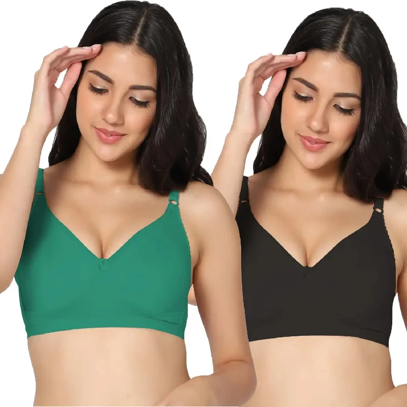 Full Coverage Non-Padded Bra (Pack of 2)