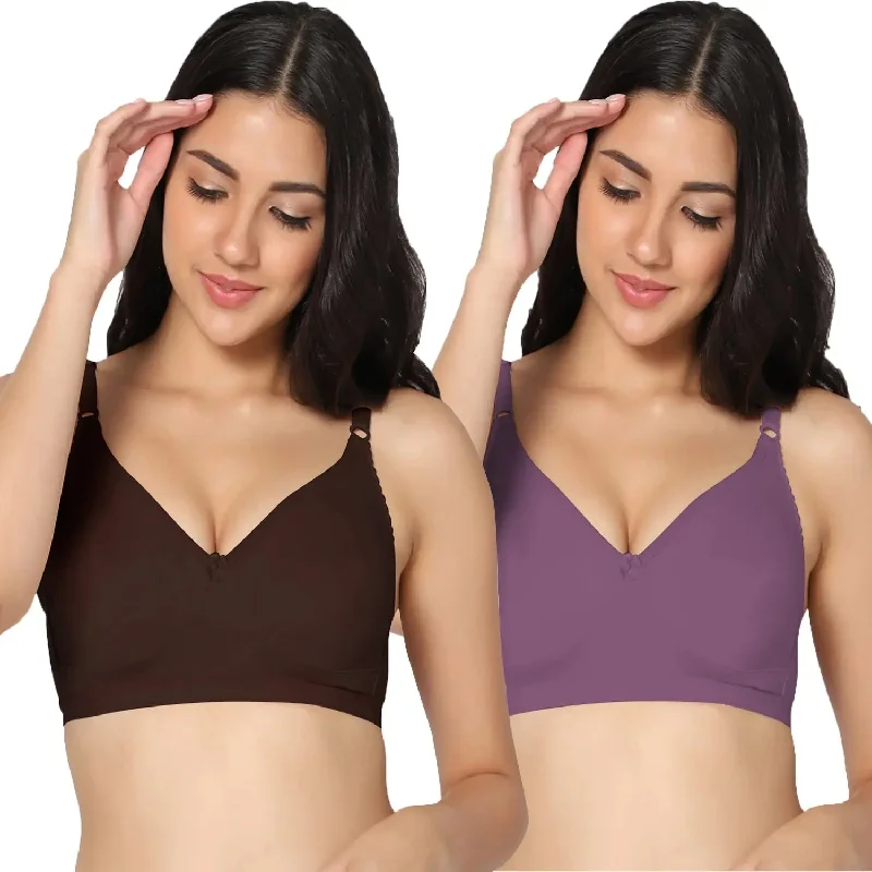 Full Coverage Non-Padded Bra (Pack of 2)