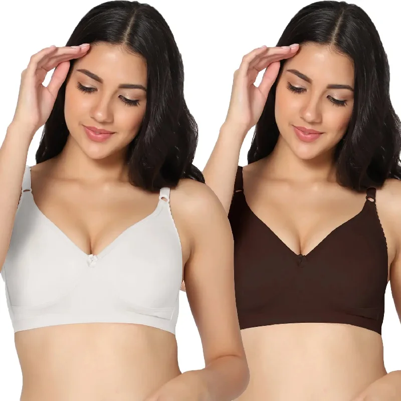 Full Coverage Non-Padded Bra (Pack of 2)