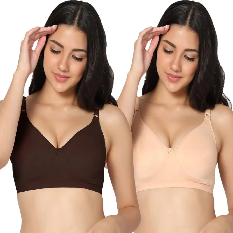 Full Coverage Non-Padded Bra (Pack of 2)