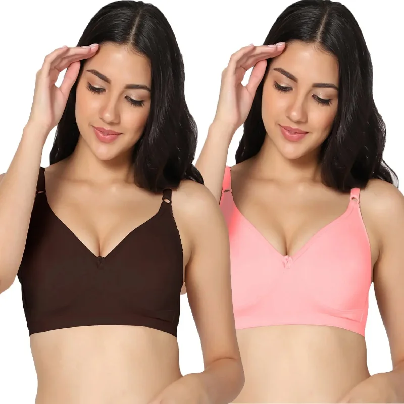 Full Coverage Non-Padded Bra (Pack of 2)