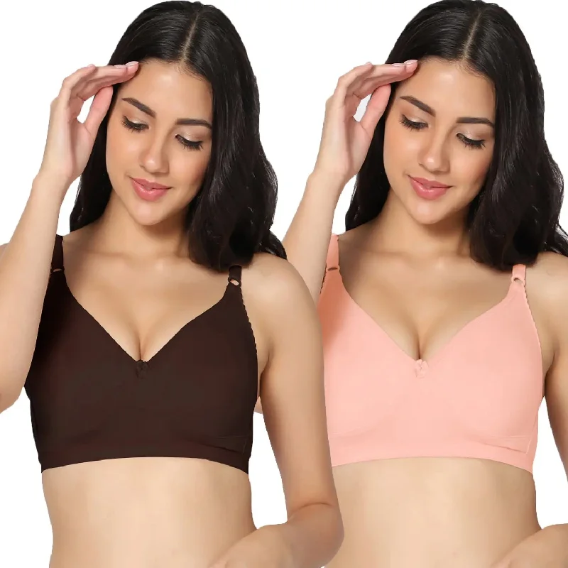 Full Coverage Non-Padded Bra (Pack of 2)