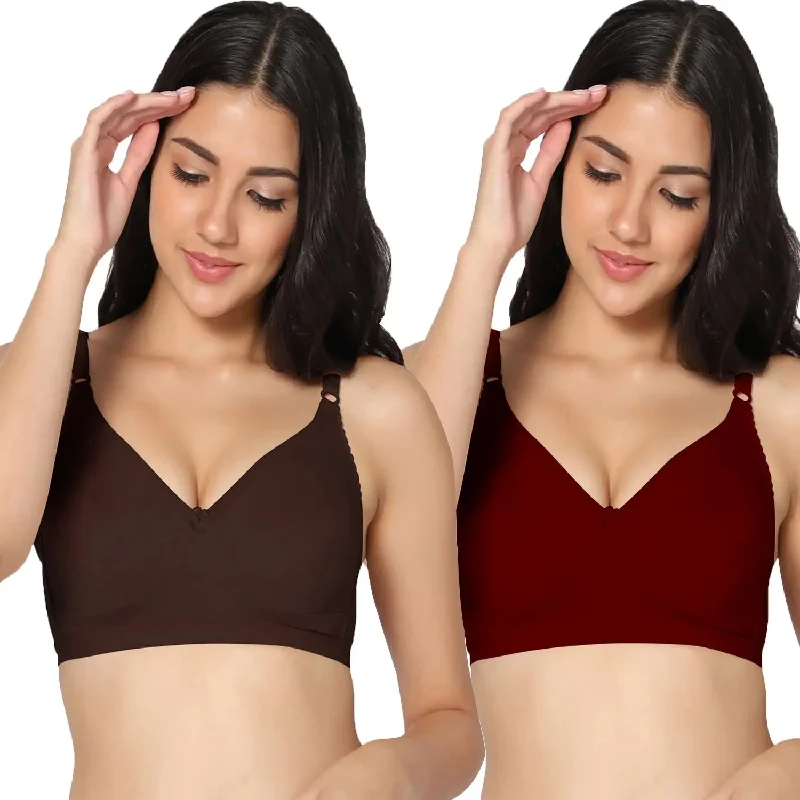 Full Coverage Non-Padded Bra (Pack of 2)