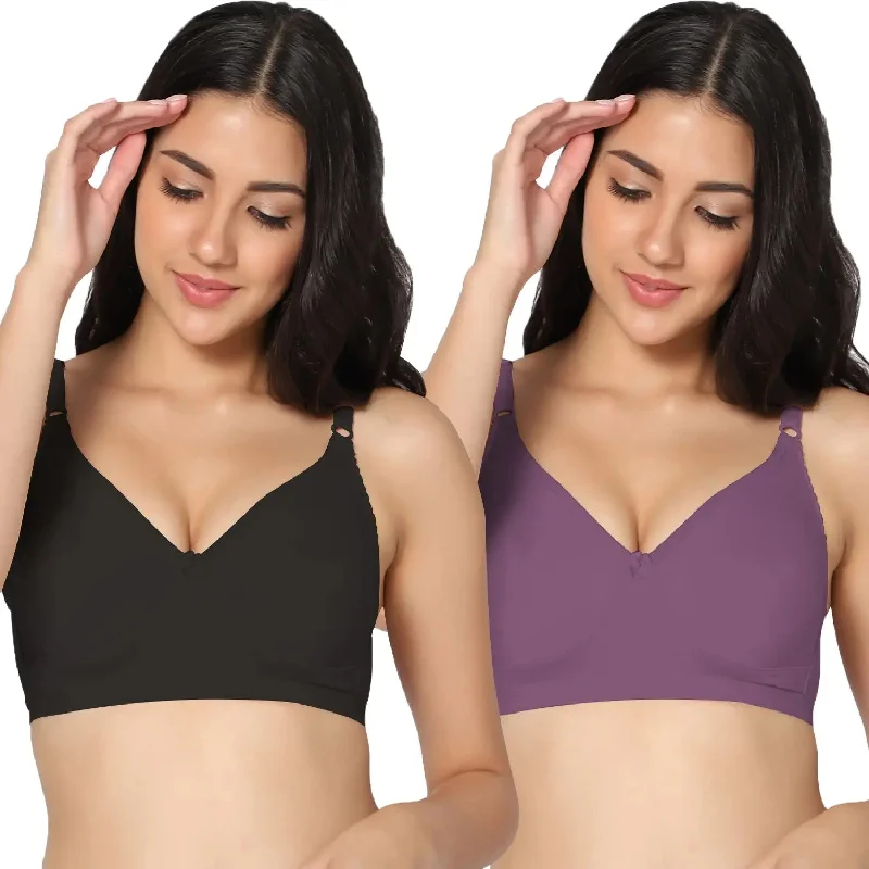 Full Coverage Non-Padded Bra (Pack of 2)