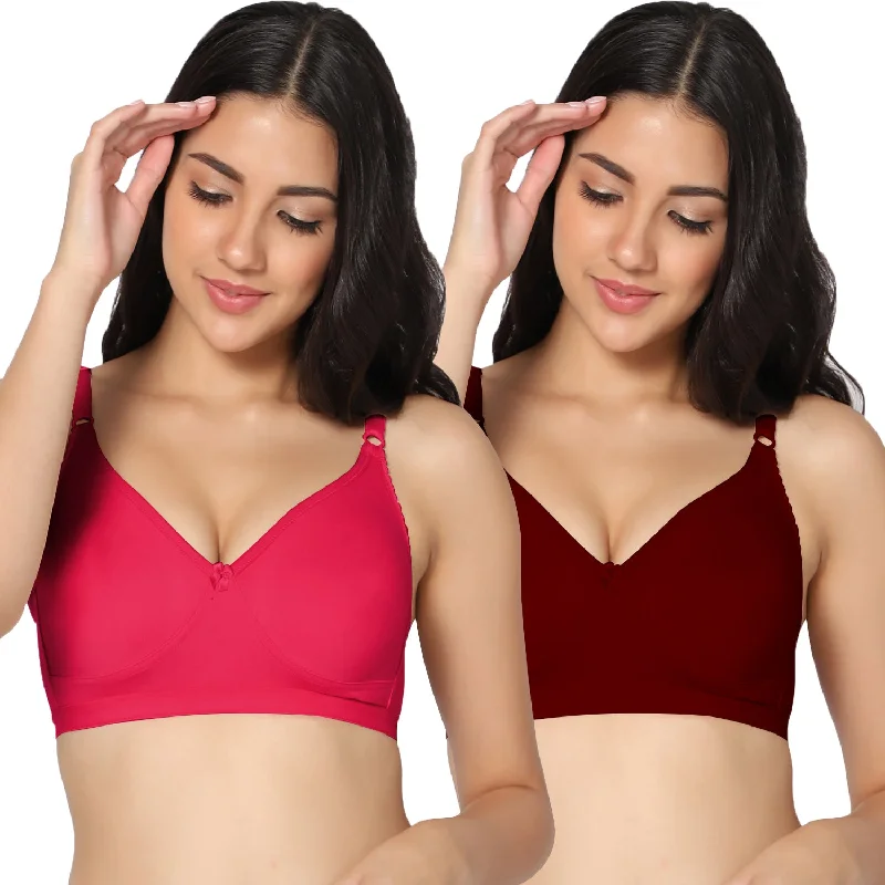 Full Coverage Non-Padded Bra (Pack of 2)