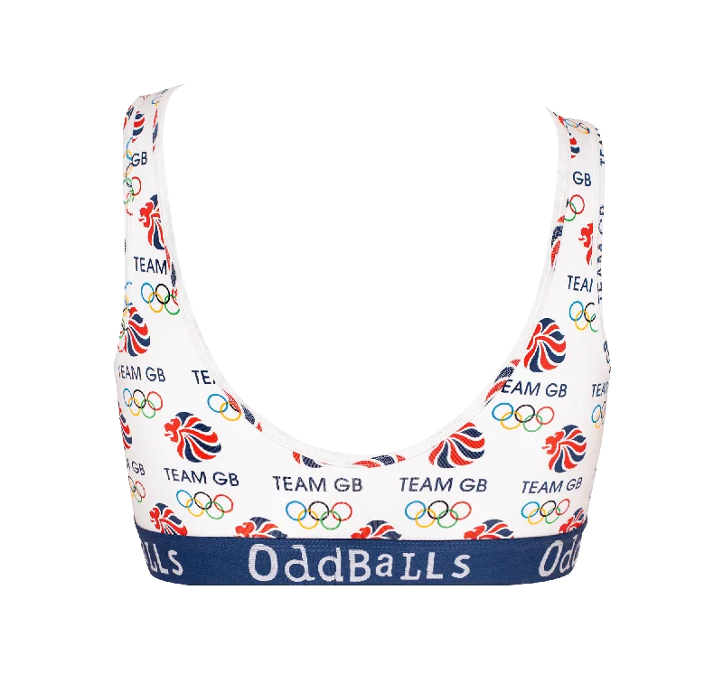 Team GB - White - Ladies Bralette