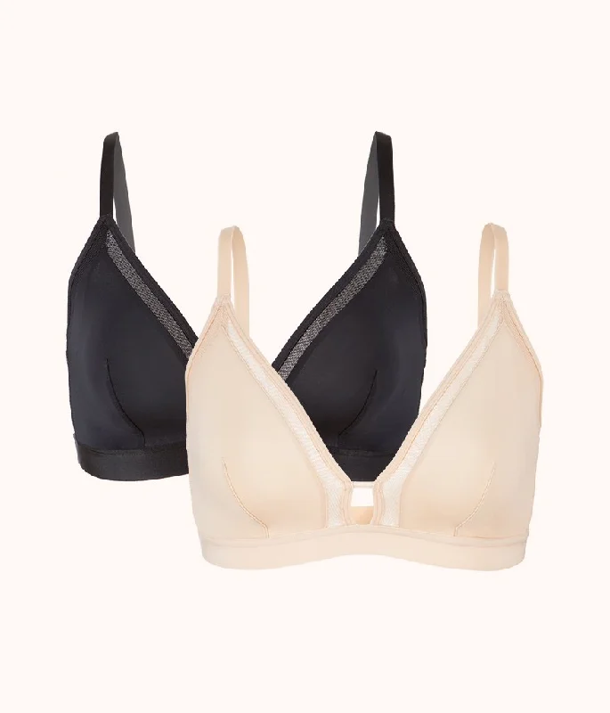 The Busty Bra Bundle: Jet Black/Toasted Almond