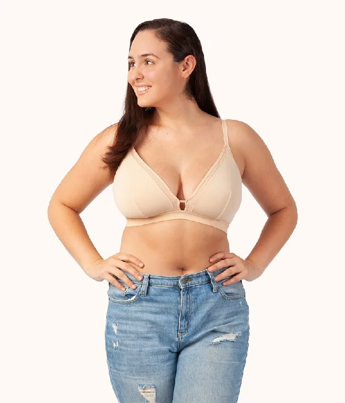 The Busty Bralette Trio: Toasted Almond/Jet Black/Painted Polka