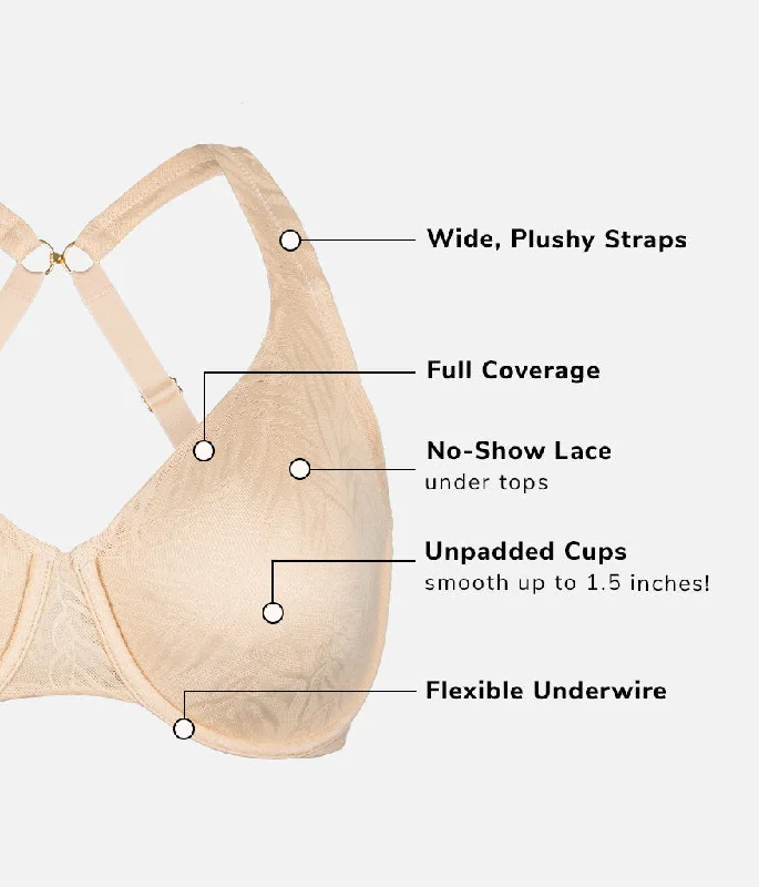 The Smooth Lace Minimizer Bra Bundle: Jet Black/Toasted Almond