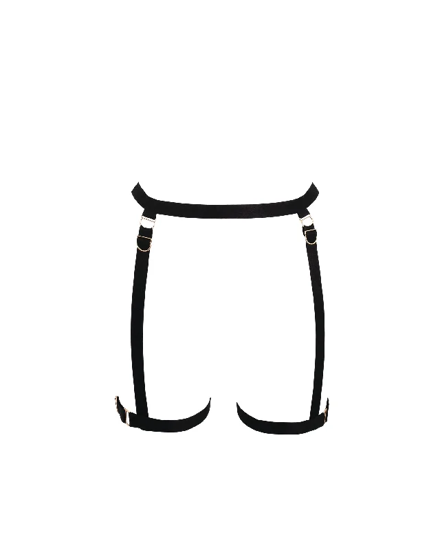 Thea Thigh Harness Black