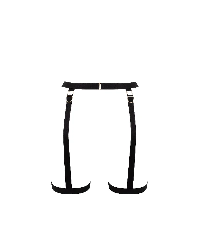 Thea Thigh Harness Black