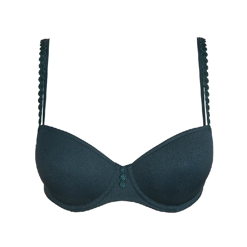 Tom Mini Empire Green Padded Balconette Bra