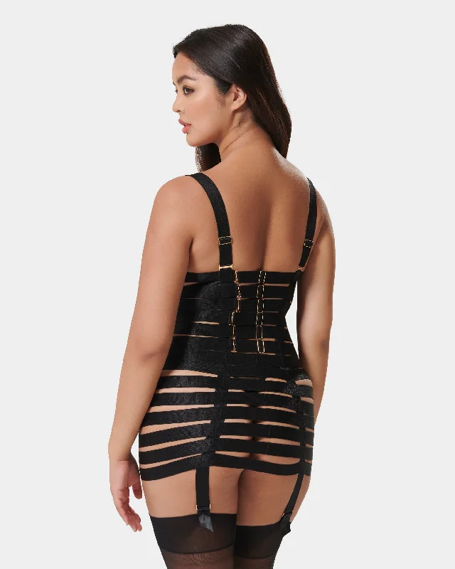 Trinity Longline Wired Basque Black