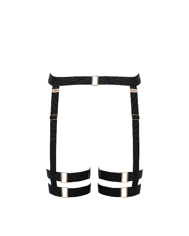 Trinity Thigh Harness Black