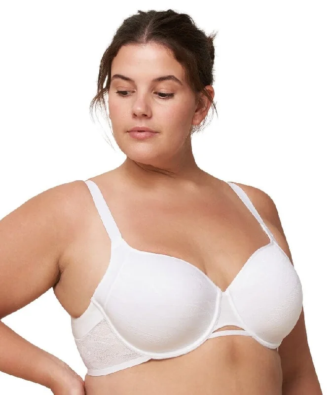 Triumph Airy Sensation Spacer T-Shirt Bra - White