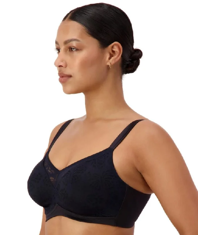 Triumph Lacy Minimiser Wire-Free Bra - Black