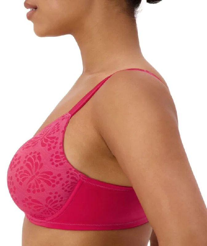 Triumph Lacy Minimizer 2 Pack Bra - Red-Dark Combination