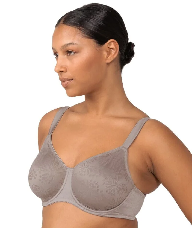 Triumph Lacy Minimizer Bra - Coffee Sugar