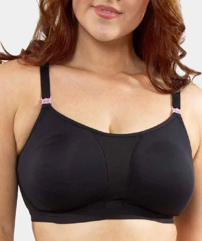 Triumph Mamabel Active Maternity & Nursing Wire-free Sports Bra - Black