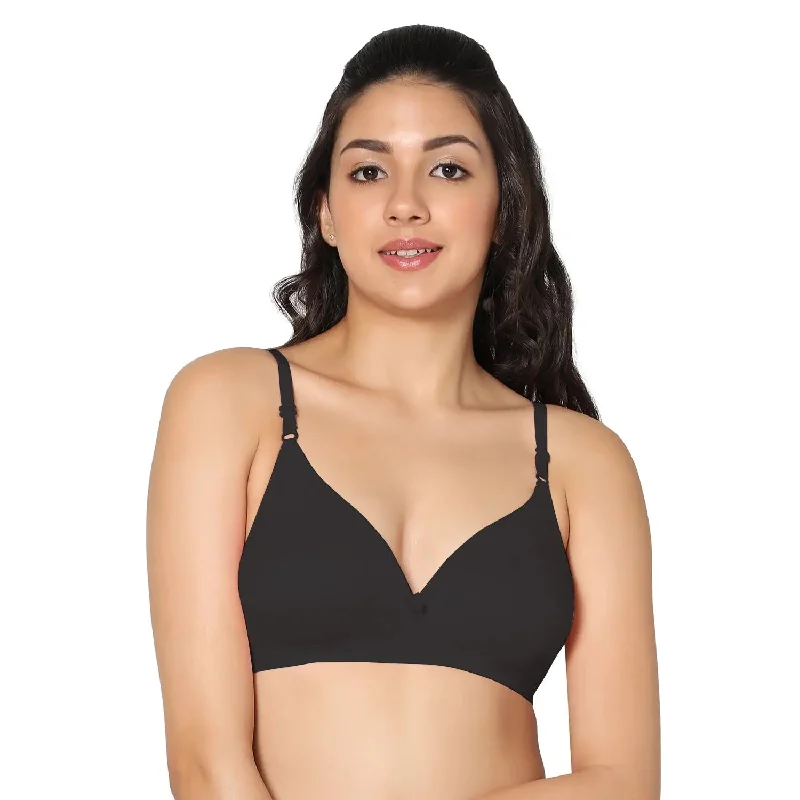 Half Coverage Non-Padded Bra (Pack of 1)