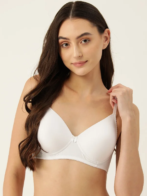 Women's Solid Lightly Padded T-Shirt Bra | BRA-4056-1 |