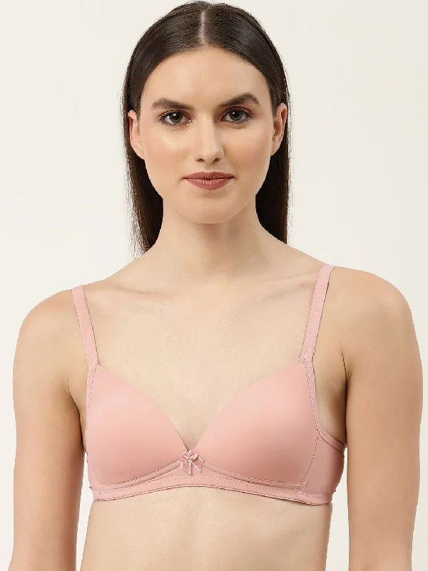 Women's Solid Lightly Padded Plunge Bra | BRA-8008-1 |