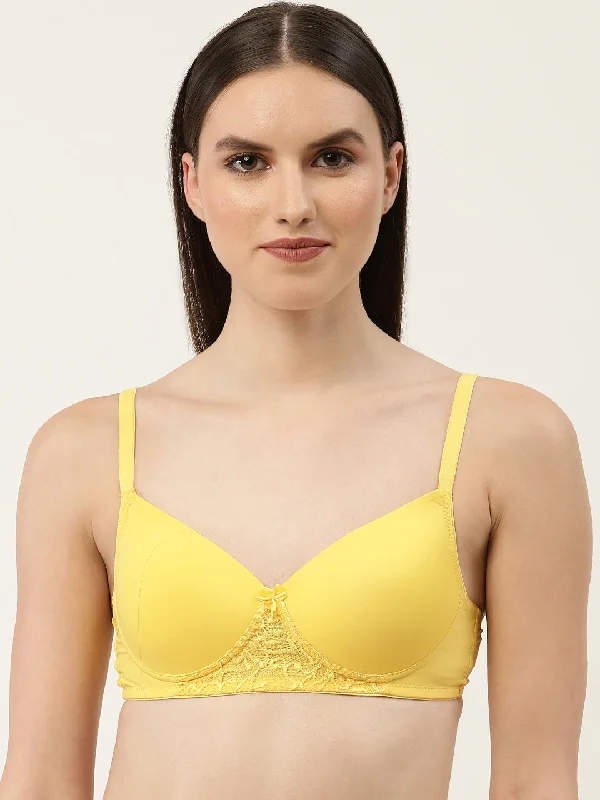 Women's Solid Lightly Padded T-Shirt Bra | BRA-9005-1 |