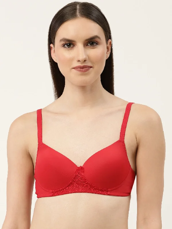 Women's Solid Lightly Padded T-Shirt Bra | BRA-9006-1 |