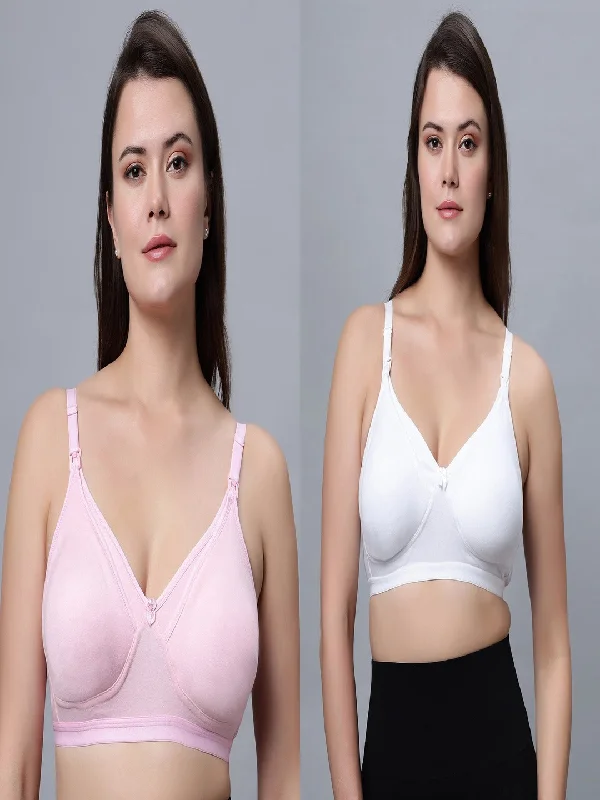 Full Coverage Padded Nursing Bra (Pack of 2)