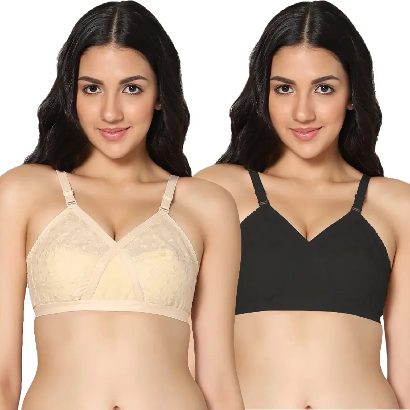 Full Coverage Non-Padded Bra (Pack of 2)