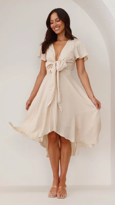 Sunny Daze Dress - Champagne