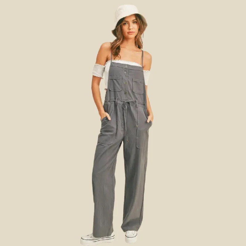 Utility Look Jumpsuit (Denim Blue)