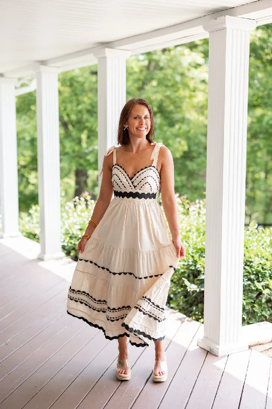 Beautiful Day Almond Midi Dress