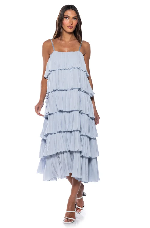 EVERY BIT OF PRETTY RUFFLE MAXI DRESS