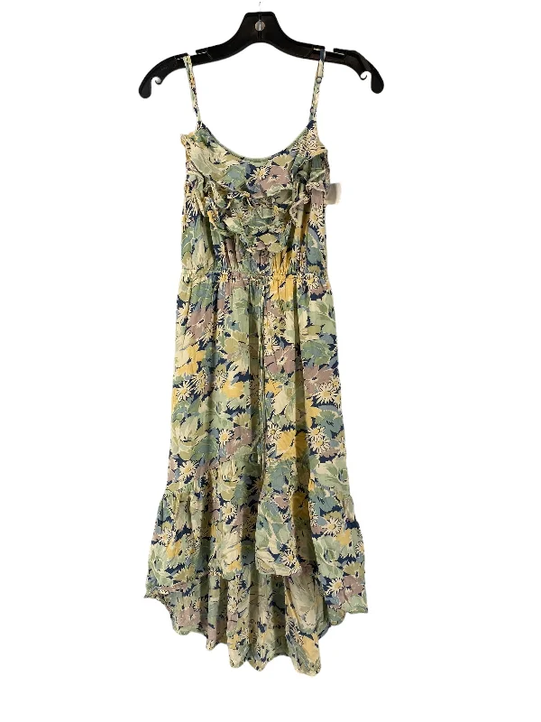 Floral Print Dress Casual Midi Lc Lauren Conrad, Size 2