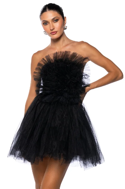 SOMETHING SLIGHT TULLE MINI DRESS