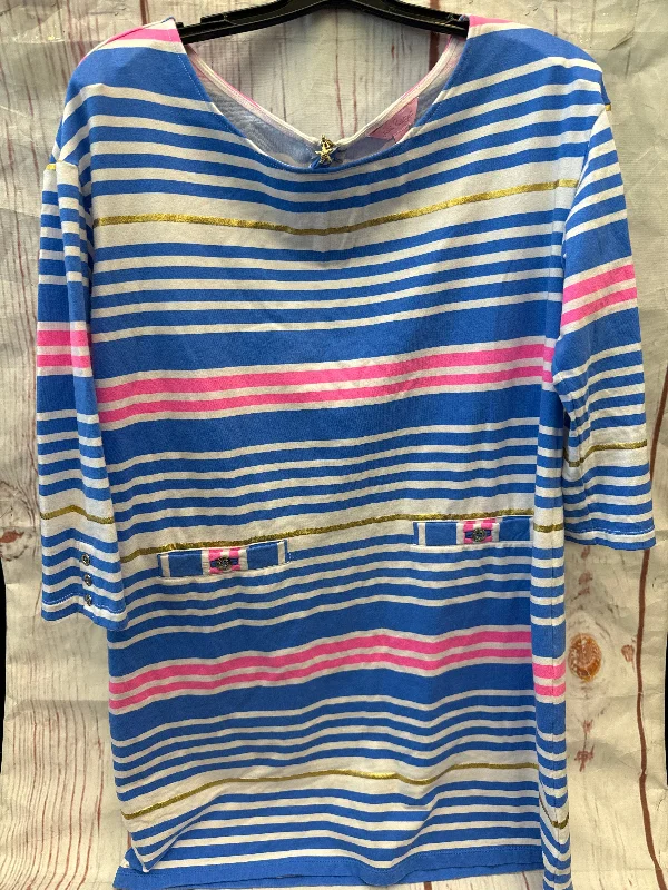 Striped Dress Casual Midi Lilly Pulitzer, Size L