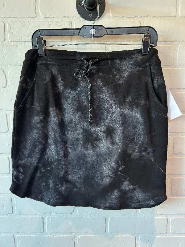 Black & Grey Skirt Mini & Short Sundry, Size 8