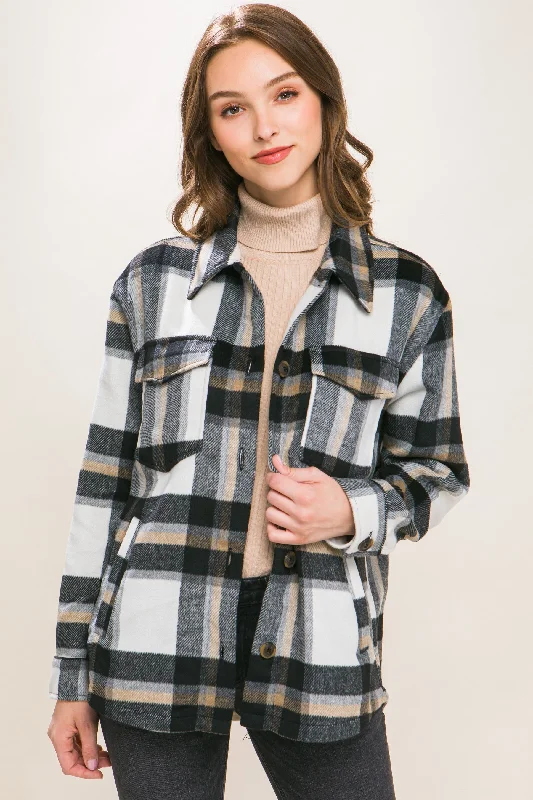 Starting Fresh Plaid Shacket - 3 Colors!