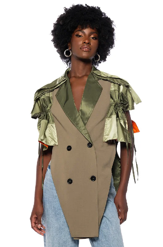 BOWERY DECONSTRUCTED MILITARY VEST