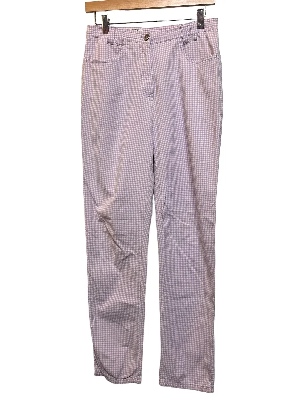 Wichèle Women's Pink White Trousers (W29)